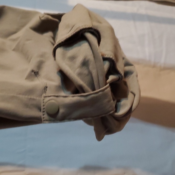 PRANA Halle outdoor convertible snap water resistant khaki boot cut pants womens - Picture 8 of 8